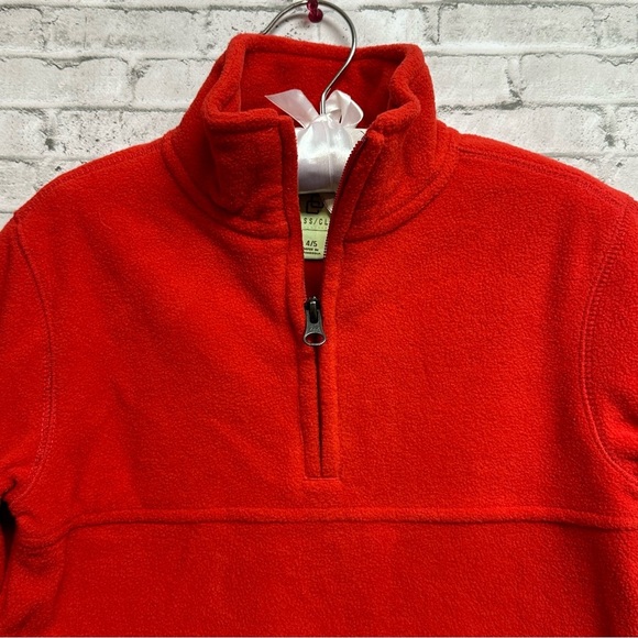 Class Club Kids Boys Size 4/5 Red Sweatshirt Jacket 1/4 Zip - Picture 3 of 10